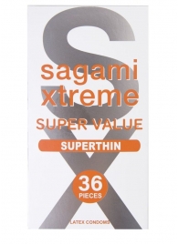 Ультратонкие презервативы Sagami Xtreme Superthin - 36 шт. - Sagami - купить с доставкой в Воронеже