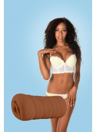 Коричневый мастурбатор-вагина BRIANNA - Dream Toys - в Воронеже купить с доставкой