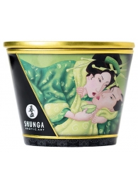 Массажная свеча Exotic Green Tea с ароматом зелёного чая - 170 мл. - Shunga - купить с доставкой в Воронеже