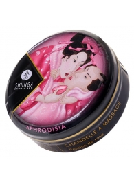 Массажная свеча Rose Petals с ароматом розы - 30 мл. - Shunga - купить с доставкой в Воронеже