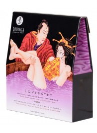 Соль для ванны Lovebath Sensual lotus, превращающая воду в гель - 650 гр. - Shunga - купить с доставкой в Воронеже