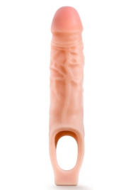 Телесная насадка на пенис 9 Inch Cock Sheath Extender - 22,2 см. - Blush Novelties - в Воронеже купить с доставкой