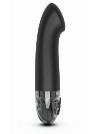 Черный вибратор с функцией электростимуляции Right on Ron - 17 см. - MyStim - купить с доставкой в Воронеже