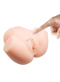 Телесный мастурбатор с 2 тоннелями Dual Vagina and Ass Veronica - Baile - в Воронеже купить с доставкой