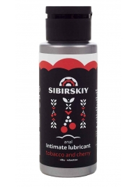 Анальный лубрикант на водной основе SIBIRSKIY с ароматом вишни и табака - 100 мл. - Sibirskiy - купить с доставкой в Воронеже