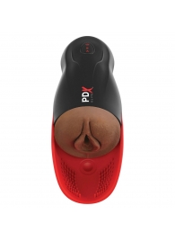 Коричневый мастурбатор-вагина с вибрацией Fuck-O-Matic 2 - Pipedream - в Воронеже купить с доставкой