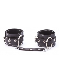 Кожаные двухслойные оковы с регулируемыми ремешками - Crazy Handmade - купить с доставкой в Воронеже