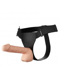 Женский поясной страпон с вибрацией - 26 см. - Baile - купить с доставкой в Воронеже