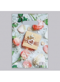 Полиэтиленовый пакет  Подарочек  с вырубной усиленной ручкой - 20 х 30 см. - Сима-Ленд - купить с доставкой в Воронеже