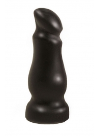 Чёрный массажёр простаты с приплюснутой головкой - 13 см. - LOVETOY (А-Полимер) - в Воронеже купить с доставкой