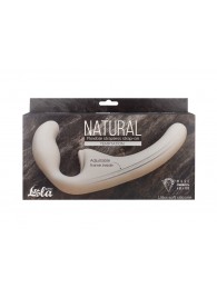 Бежевый безремневой страпон Temptation - Lola Games - купить с доставкой в Воронеже