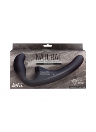 Черный безремневой страпон Temptation - Lola Games - купить с доставкой в Воронеже