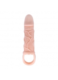 Телесная насадка на пенис с подхватом Brayden - 17 см. - Baile - в Воронеже купить с доставкой