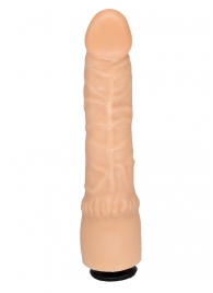 Телесная насадка в форме фаллоса для трусиков с плугом - 19,3 см. - LOVETOY (А-Полимер) - купить с доставкой в Воронеже