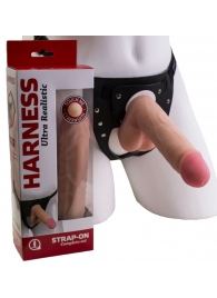 Страпон в подарочной упаковке: трусики с плугом и фаллоимитатор-насадка - 16 см. - LOVETOY (А-Полимер) - купить с доставкой в Воронеже