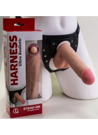 Страпон в подарочной упаковке: трусики с плугом и фаллоимитатор-насадка - 16 см. - LOVETOY (А-Полимер) - купить с доставкой в Воронеже