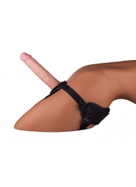 Страпон Харнесс в подарочной упаковке - 21 см. - LOVETOY (А-Полимер) - купить с доставкой в Воронеже