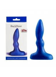 Синий анальный стимулятор Beginners p-spot massager - 11 см. - Lola Games - в Воронеже купить с доставкой