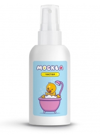 Антибактериальный спрей для очистки секс-игрушек с ароматом дыни  Москва Чистая  - 100 мл. - Москва - купить с доставкой в Воронеже