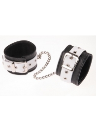 Черно-белые оковы на ноги - Sitabella - купить с доставкой в Воронеже