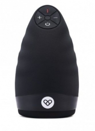 Черный вибромастурбатор для мужчин с подогревом - Pink Vibe - в Воронеже купить с доставкой