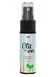 Клиторальный возбуждающий спрей Clit Me On Peppermint - 12 мл. - INTT - купить с доставкой в Воронеже
