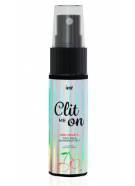Клиторальный возбуждающий спрей Clit Me On Red Fruits - 12 мл. - INTT - купить с доставкой в Воронеже