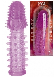Фиолетовая насадка, удлиняющая половой член - 13,5 см. - Toyfa Basic - в Воронеже купить с доставкой