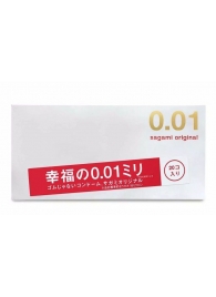 Ультратонкие презервативы Sagami Original 0.01 - 20 шт. - Sagami - купить с доставкой в Воронеже