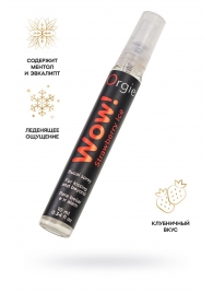 Оральный спрей ORGIE Wow! Strawberry Ice Blowjob Spray с охлаждающим и возбуждающим эффектом - 10 мл. - ORGIE - купить с доставкой в Воронеже