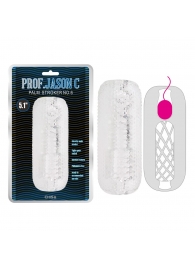 Прозрачный текстурированный мастурбатор Palm Stroker No.6 - Chisa - в Воронеже купить с доставкой