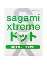 Презерватив Sagami Xtreme Type-E с точками - 1 шт. - Sagami - купить с доставкой в Воронеже