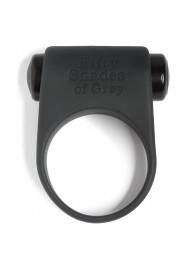 Серое эрекционное кольцо с вибрацией Feel It, Baby! - Fifty Shades of Grey - в Воронеже купить с доставкой