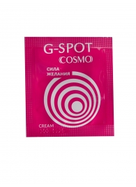 Стимулирующий интимный крем для женщин Cosmo G-spot - 2 гр. - Биоритм - купить с доставкой в Воронеже