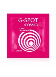 Стимулирующий интимный крем для женщин Cosmo G-spot - 2 гр. - Биоритм - купить с доставкой в Воронеже
