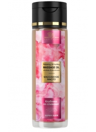 Массажное масло «Клубника со сливками» - 250 мл. - БиоМед - купить с доставкой в Воронеже