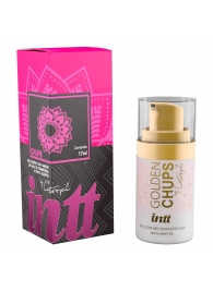 Возбуждающий гель Golden Chups с малиновым ароматом - 17 мл. - INTT - купить с доставкой в Воронеже