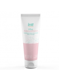 Лубрикант на водной основе Vibe Sensation с клубничным вкусом и легким вибрирующим эффектом - 50 гр. - INTT - купить с доставкой в Воронеже