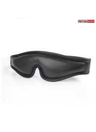 Черная сплошная гладкая маска на глаза - Notabu - купить с доставкой в Воронеже