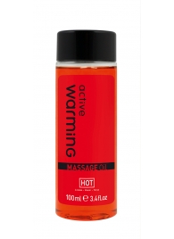 Массажное масло для тела Warming - 100 мл. - HOT - купить с доставкой в Воронеже
