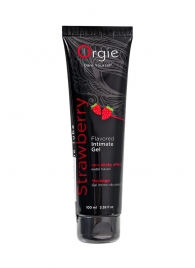 Интимный гель на водной основе Lube Tube Strawberry с клубничным вкусом - 100 мл. - ORGIE - купить с доставкой в Воронеже