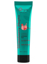 Съедобный интимный гель Orgie Lube Tube Cocktail Strawberry Mojito - 100 мл. - ORGIE - купить с доставкой в Воронеже