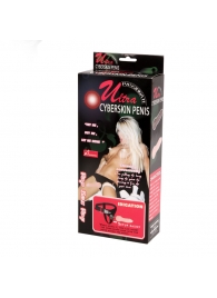 Реалистичный страпон на трусиках с заклепками - 15,7 см. - Baile - купить с доставкой в Воронеже