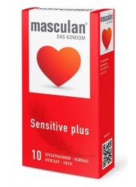 Презервативы Masculan Sensitive plus - 10 шт. - Masculan - купить с доставкой в Воронеже
