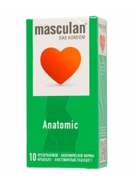 Презервативы анатомической формы Masculan Anatomic - 10 шт. - Masculan - купить с доставкой в Воронеже