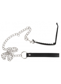 Зажим для половых губ с поводком Pussy Clamp With A Leash - Orion - купить с доставкой в Воронеже