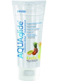 Гель-лубрикант на водной основе AQUAglide с ароматом экзотических фруктов - 100 мл. - Joy Division - купить с доставкой в Воронеже