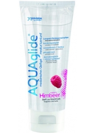 Гель-лубрикант на водной основе AQUAglide с ароматом малины - 100 мл. - Joy Division - купить с доставкой в Воронеже