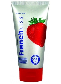 Съедобный лубрикант Frenchkiss с ароматом клубники - 75 мл. - Joy Division - купить с доставкой в Воронеже