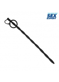 Черный стимулятор уретры Sex Expert - Sex Expert - купить с доставкой в Воронеже